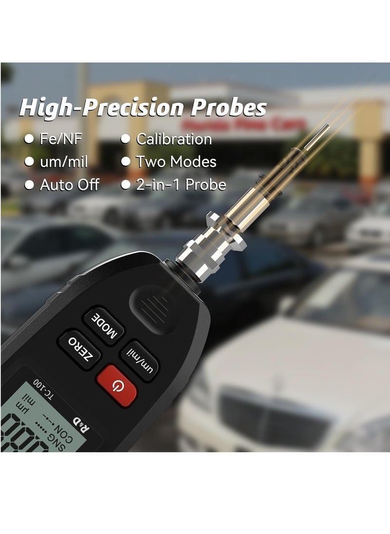 Loquat Paint Mil Thickness Meter Gauge TC100 for Used Car Buyers, Check The Car’s Original Coating - Image 5