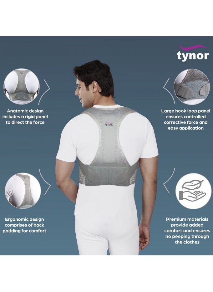Tynor - Tynor Posture Corrector is an effective device to maintain correct posture during daily activities and long sitting by applying a correctional force - Image 1