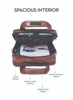 PARAJOHN Vertical Slipcase Secure Business Professional Multi-Purpose Travel Laptop Bag with Hideaway Handles Cross Shoulder Strap Protective Padding  / Office Bag /  Backpack  - Image 4