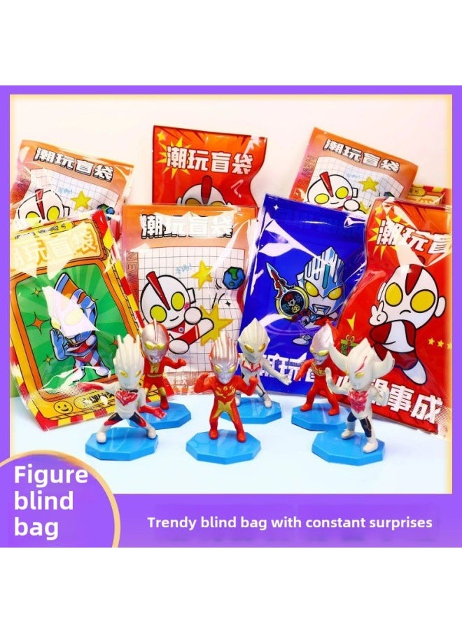Generic - Altman Hand-made Blind Box Hero Blind Bag Children Tide Play Doll Toy Tide Play Animation Stall Wholesale-Color:Yuan. God Figure (pvc Solid Model) 1 Random Piece (if You Need A Display Box, 24 Pieces) - Image 1