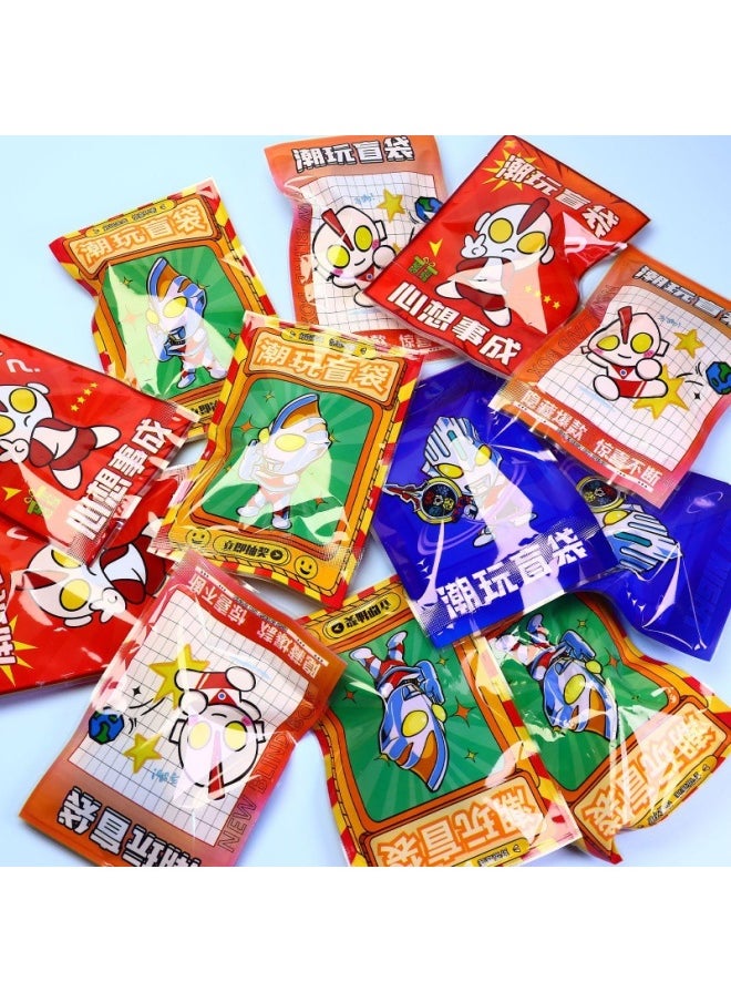 Generic - Altman Hand-made Blind Box Hero Blind Bag Children Tide Play Doll Toy Tide Play Animation Stall Wholesale-Color:Yuan. God Figure (pvc Solid Model) 1 Random Piece (if You Need A Display Box, 24 Pieces) - Image 1
