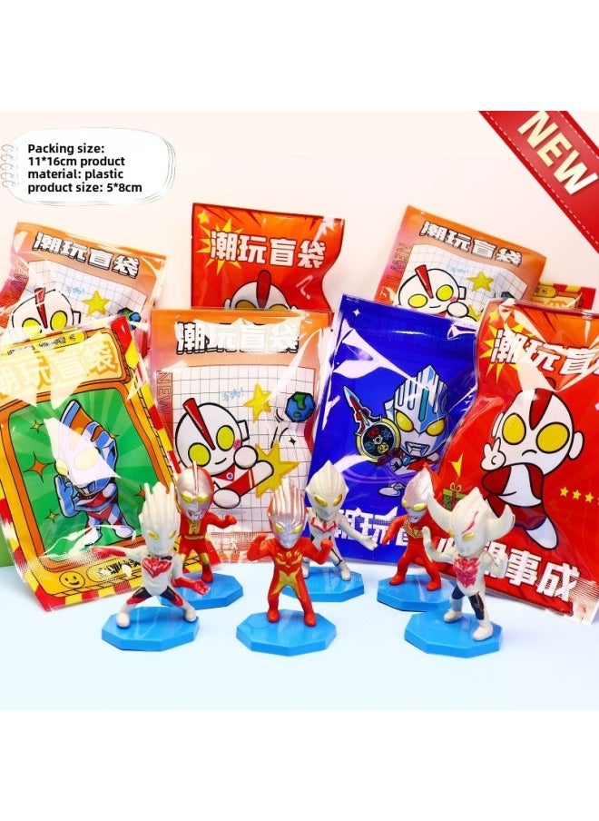 Generic - Altman Hand-made Blind Box Hero Blind Bag Children Tide Play Doll Toy Tide Play Animation Stall Wholesale-Color:Yuan. God Figure (pvc Solid Model) 1 Random Piece (if You Need A Display Box, 24 Pieces) - Image 1