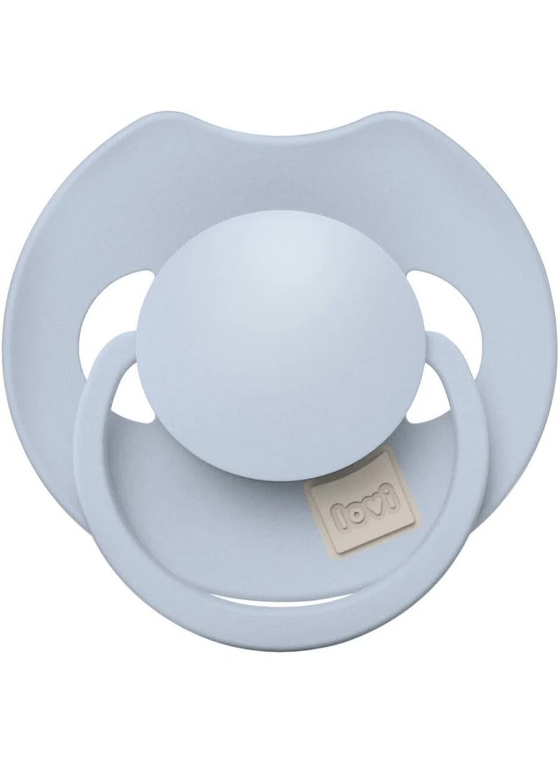 LOVI Prime Silicone Dynamic Soother 6-18m Baby Blue/Blue x2 - Image 4
