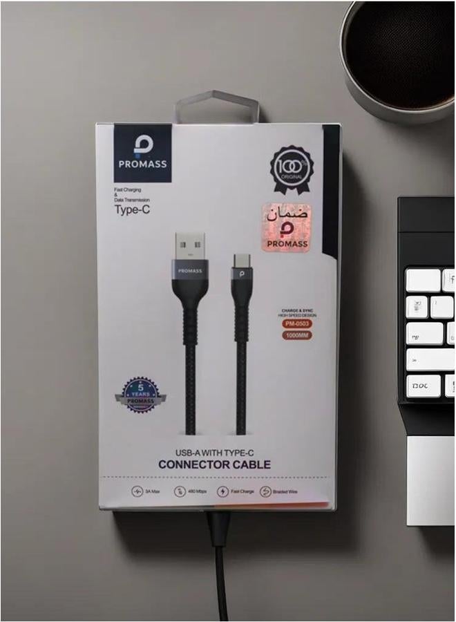 PROMASS Unleashing the Potential with our Type C Cable for Seamless Data Transfer and Fast Charging - Image 1