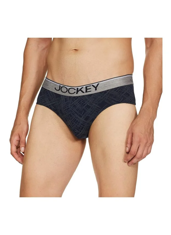 JOCKEY Jockey MC09 Men Super Combed Cotton Printed Brief with Ultra soft Waistband
