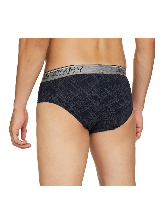 JOCKEY Jockey MC09 Men Super Combed Cotton Printed Brief with Ultra soft Waistband