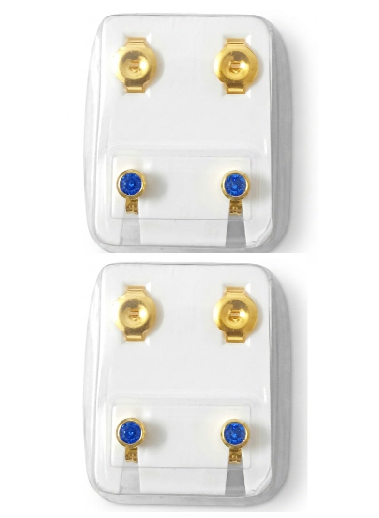 Medisystem 2-piece Sterilized Ear Piercing Studs