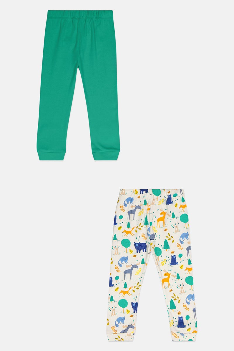 Hamleys Toddlers Girl 2 Pieces Graphic Print Legginggs, Multicolor - Image 3