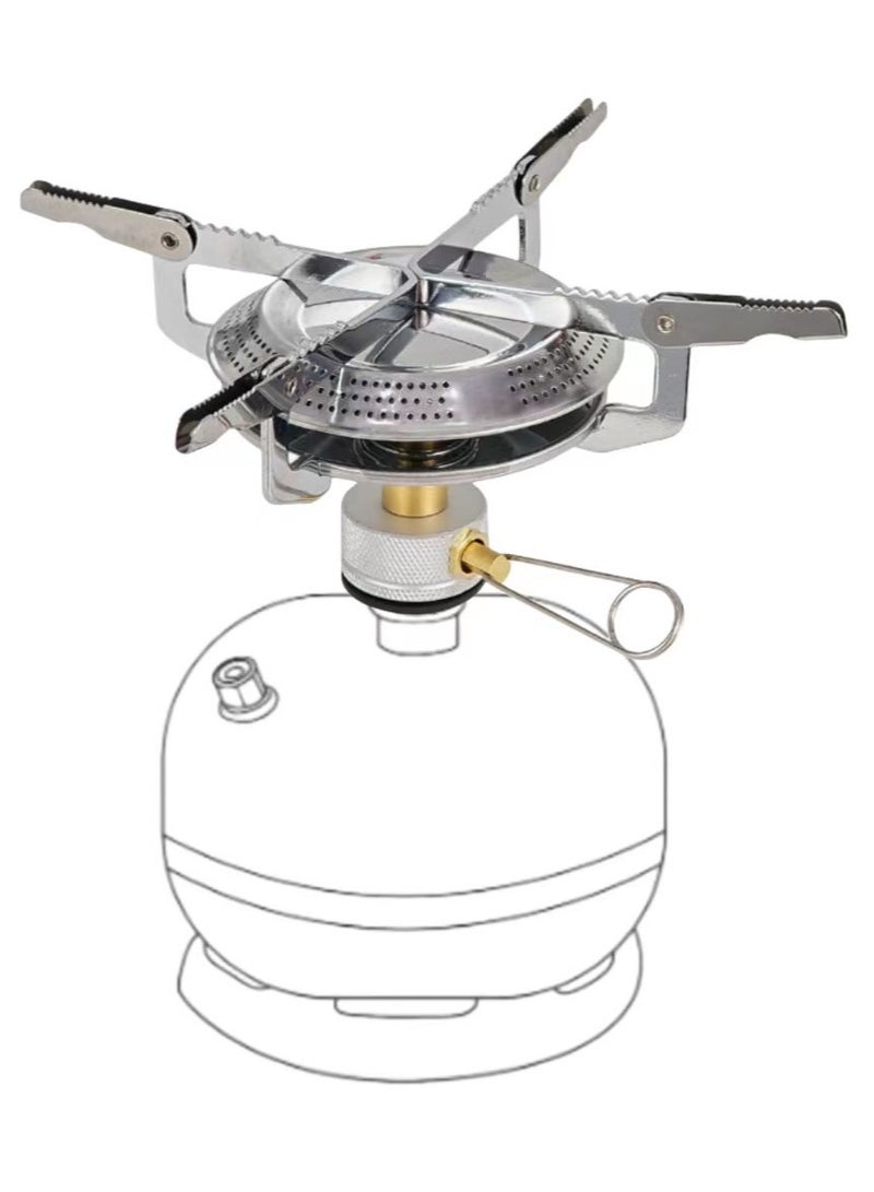 PYC Portable Propane Compact Gas Stove And Adjustable Burner With Bag - Image 1