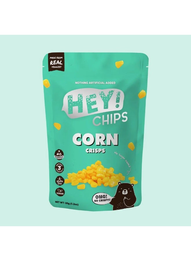  مرحبا! رقائق البطاطس رقائق الذرة هي تشيبس العادية 35 جرام - Image 1