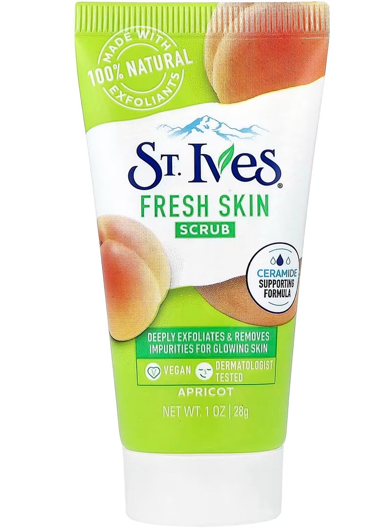 ST. Ives Face scrub for acne control, with apricot, reduces pores, prevents acne and spots, 100% natural scrubs, 6 ounces, 170 grams. - Image 1