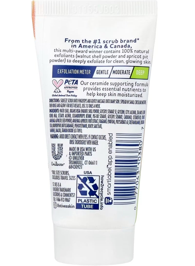 ST. Ives Face scrub for acne control, with apricot, reduces pores, prevents acne and spots, 100% natural scrubs, 6 ounces, 170 grams. - Image 2