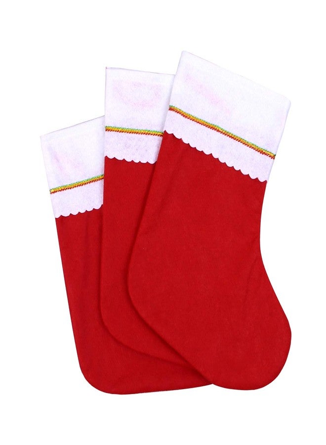 Cooraby 16 Pack Red Felt Christmas Stockings 15 Inches Xmas Fireplace Hanging Stockings Holiday Decorations Stockings for Christmas Decorations - Image 3