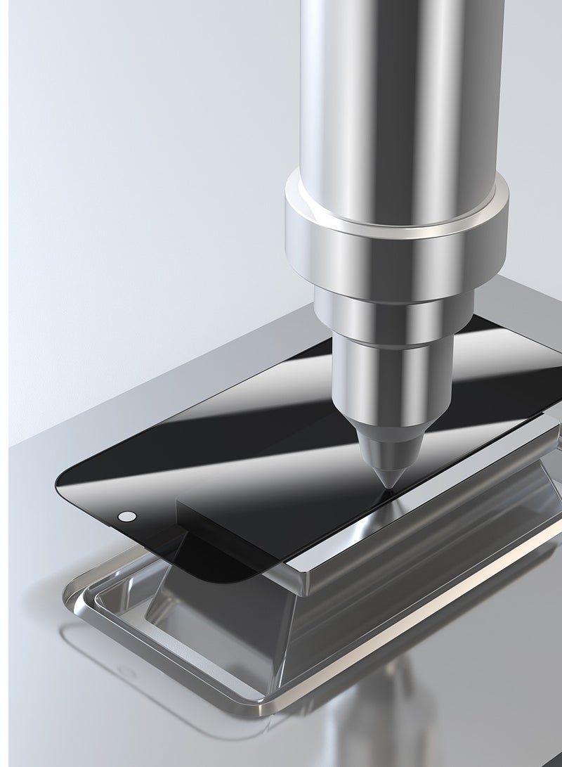 ديفيا حماية شاشة  ايفون 15برولقافه من ديفيا يضمن لك حماية الشاشة من الخدوش والصدمات مع الحفاظ على الخصوصية ذات الحافة الناعمة والزجاج المقسّى مرتين - Image 4