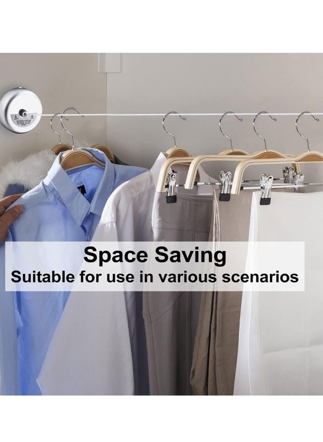 BOUND MOAT Clothes Dryer With Adjustable Rope String Retractable Clothesline Heavy Duty Clothes Line Clothes Hanging Dryer Rope String Laundry Clothing Line for Bathroom Hotels  - Image 4