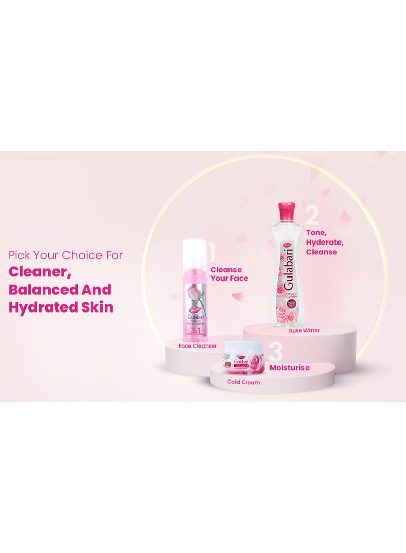 Dabur Gulabari Premium Rose Water with No Paraben for Cleansing and Toning, 250ml - Image 3