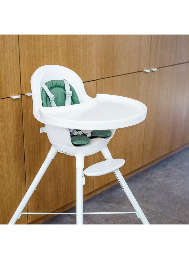 Boon Grub Extra High Chair Tray - Dishwasher Safe, White - Image 3