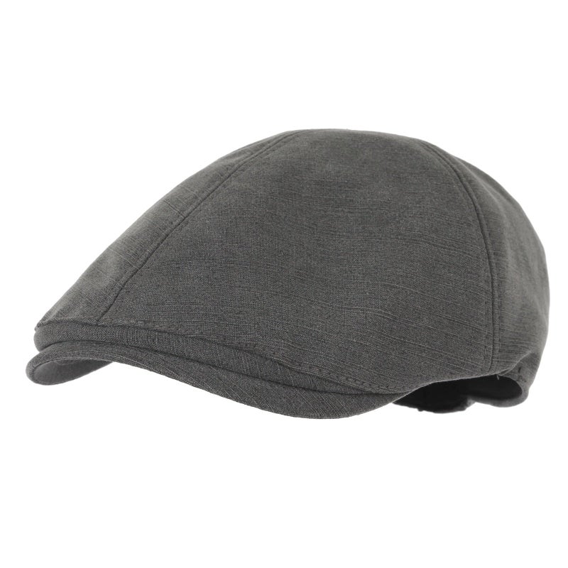 WITHMOONS Simple Newsboy Hat Flat Cap SL3026 (Gray) - Image 2
