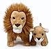 Ice King Bear Lion Father and Baby Stuffed Animals Lifelike Plush Toy 12 Inches Length - Image 2