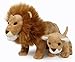 Ice King Bear Lion Father and Baby Stuffed Animals Lifelike Plush Toy 12 Inches Length - Image 4