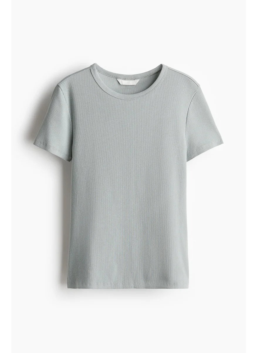 اتش اند ام Ribbed T-Shirt