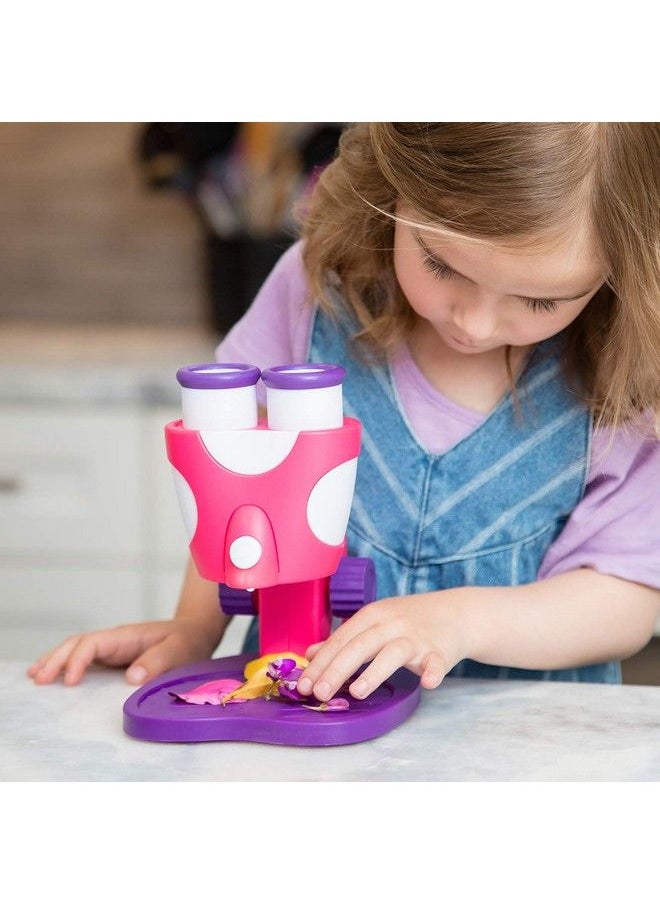 Educational Insights Geosafari Jr. Pink My First Kids Microscope Toy Preschool Science Stem Toy Classroom Must Haves Ages 3+  - Image 4