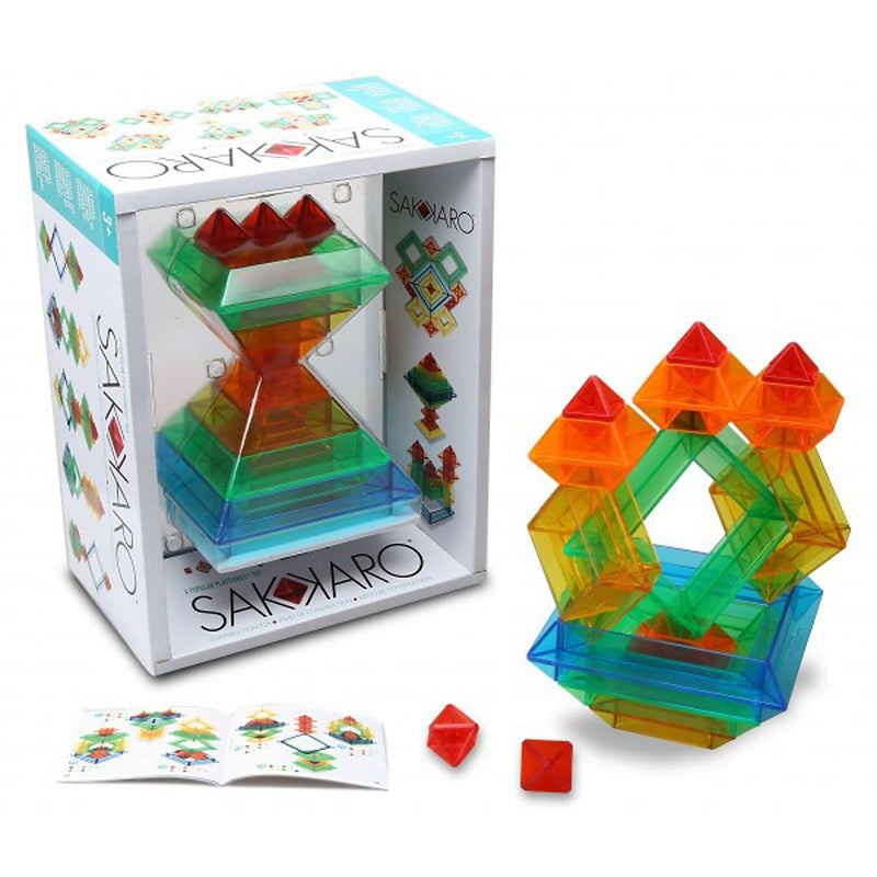POPULAR PLAYTHINGS Sakkaro Geometry Toy, Multicolor, Standard 5.5 H x 7.5 L x 5.5 W - Image 2