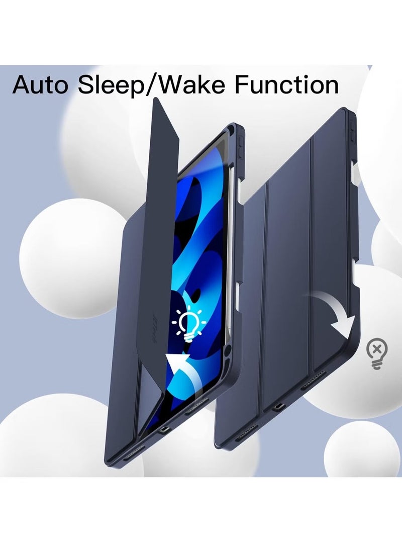 JAJEEK iPad Air 11-inch M2 2024 6th Generation Case with Pencil Holder, Silicone Magnetic Cover, Slim Tablet Protection for iPad Air 11-inch M2 6th Generation - Image 2