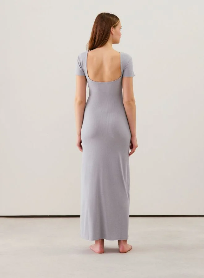 UNDIZ Ribbed Knit Dress