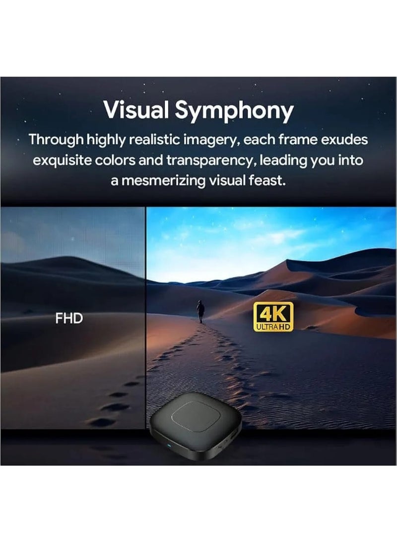 Android TV Box, 8K Streaming Media Player with Voice Remote, Android 14.0, HDR, Fast Wi-Fi, Google TV Compatible, Stream Free TV Live News. Sports, Moveies, Music, And More - Image 4