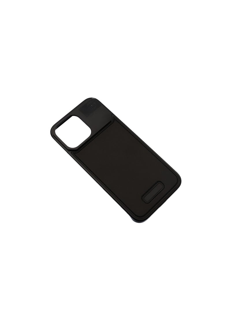 Leather iPhone Case with Aluminum Alloy and Aromatherapy for iPhone 16 Pro Max - Image 3