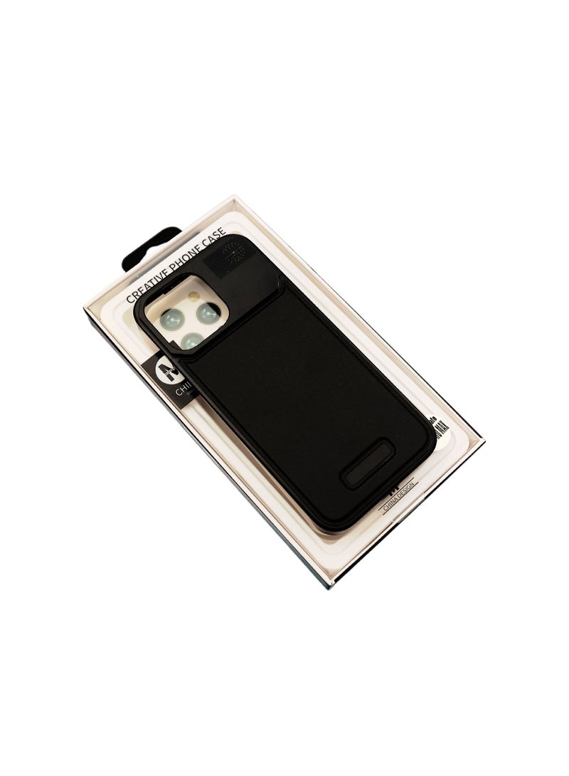 Leather iPhone Case with Aluminum Alloy and Aromatherapy for iPhone 16 Pro Max - Image 2