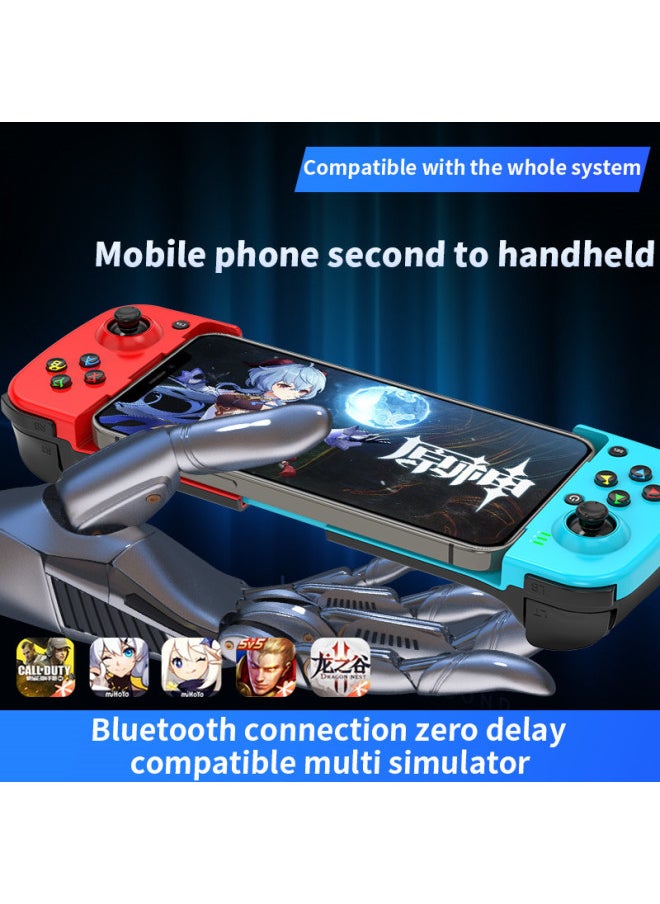Beauenty D3 Wireless Mobile Phone Game Handle Bluetooth 5.0 Android Ios Direct Connect MFI Bluetooth Stretch Game Handle Eat Chicken-Product Color:White  - Image 3