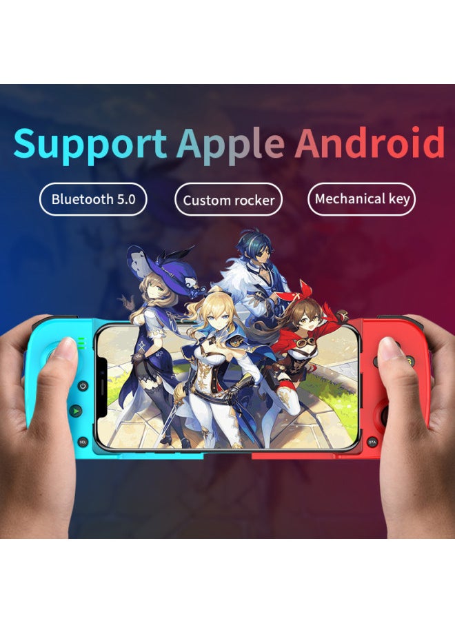 Beauenty D3 Wireless Mobile Phone Game Handle Bluetooth 5.0 Android Ios Direct Connect MFI Bluetooth Stretch Game Handle Eat Chicken-Product Color:White  - Image 2