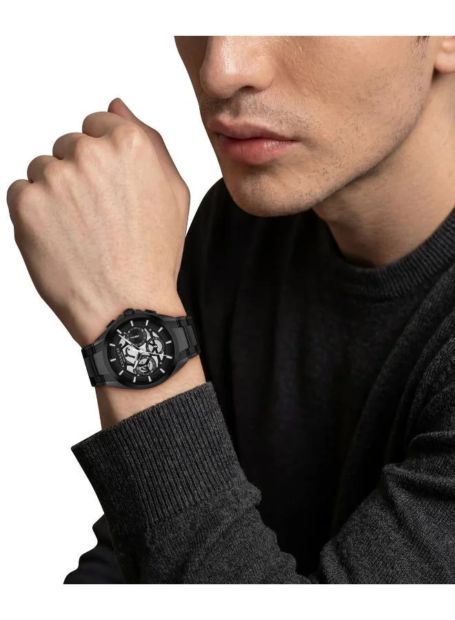Coach  Ionic Plated Black Steel Quartz Multifunction Watch for Men | Best Price UAE