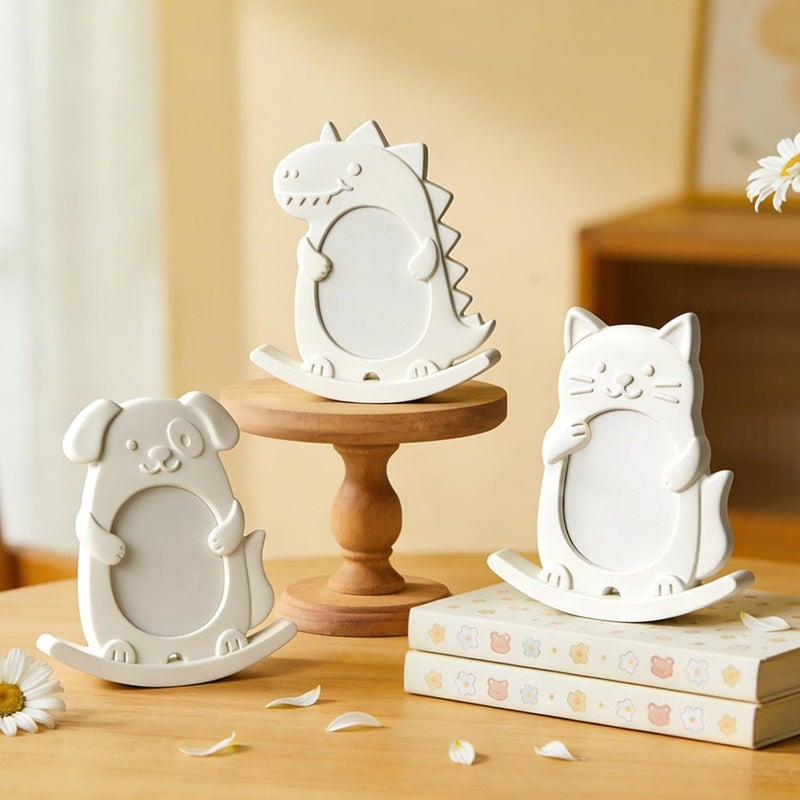 Fun Animal Design Silicone Resin Mold for Unique Rocking Photo Frame Projects Desktop Ornament Making Animal Resin Frame - Image 4