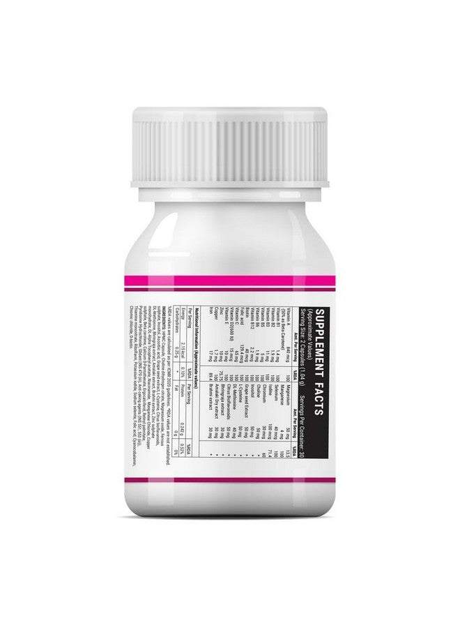 Inlife مكمل INLIFE بيوتين المتقدم للشعر والبشرة والأظافر مع الفيتامينات المتعددة والمعادن والأحماض الأمينية للعناية بالشعر - 60 كبسولة نباتية - Image 5