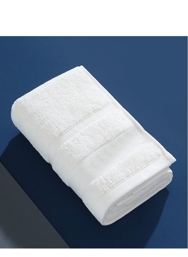Beauenty Cotton increased 90*180 men's and women's bath towel absorbent cotton white bath towel.