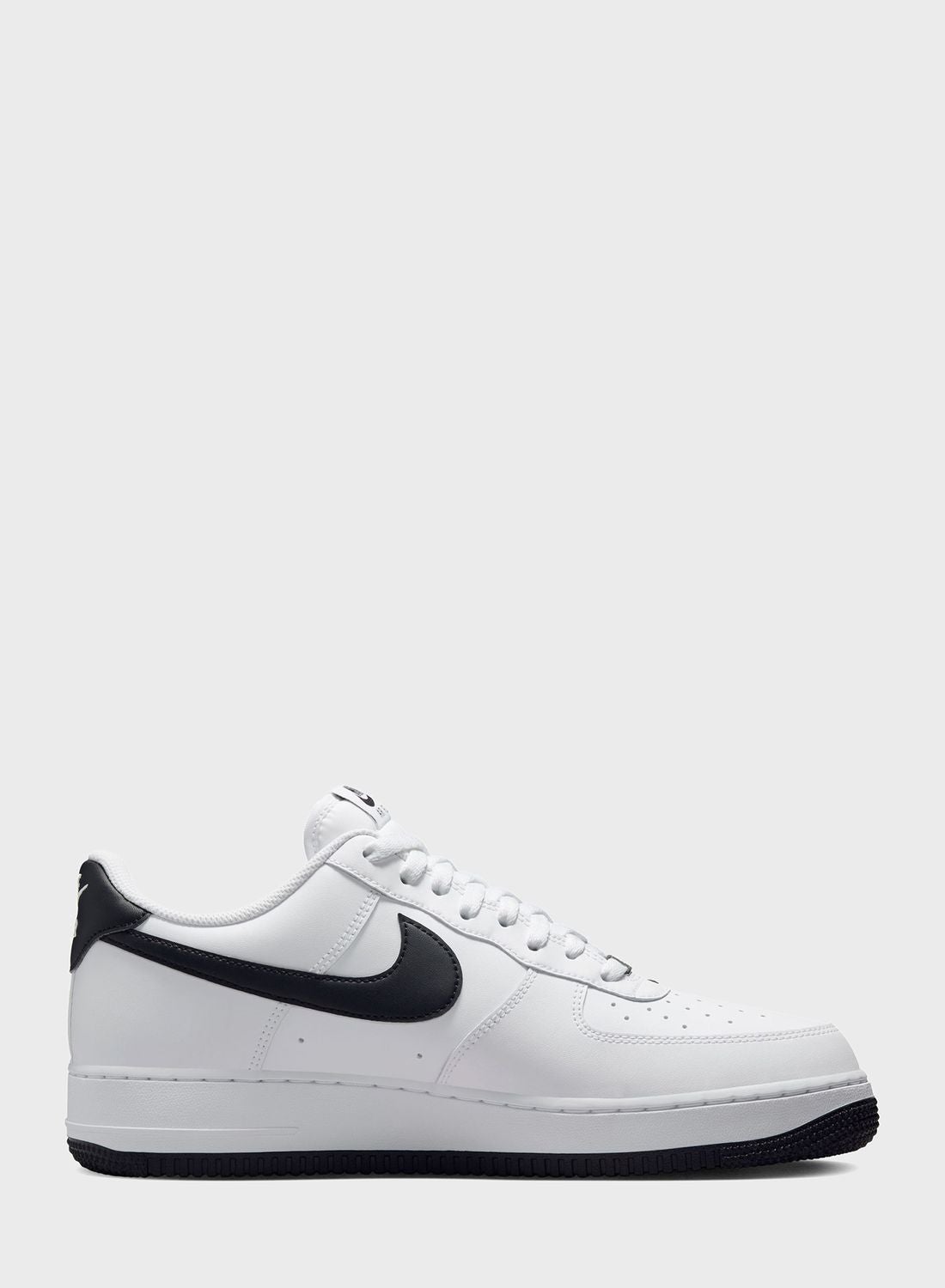 nike air forces with black swoosh