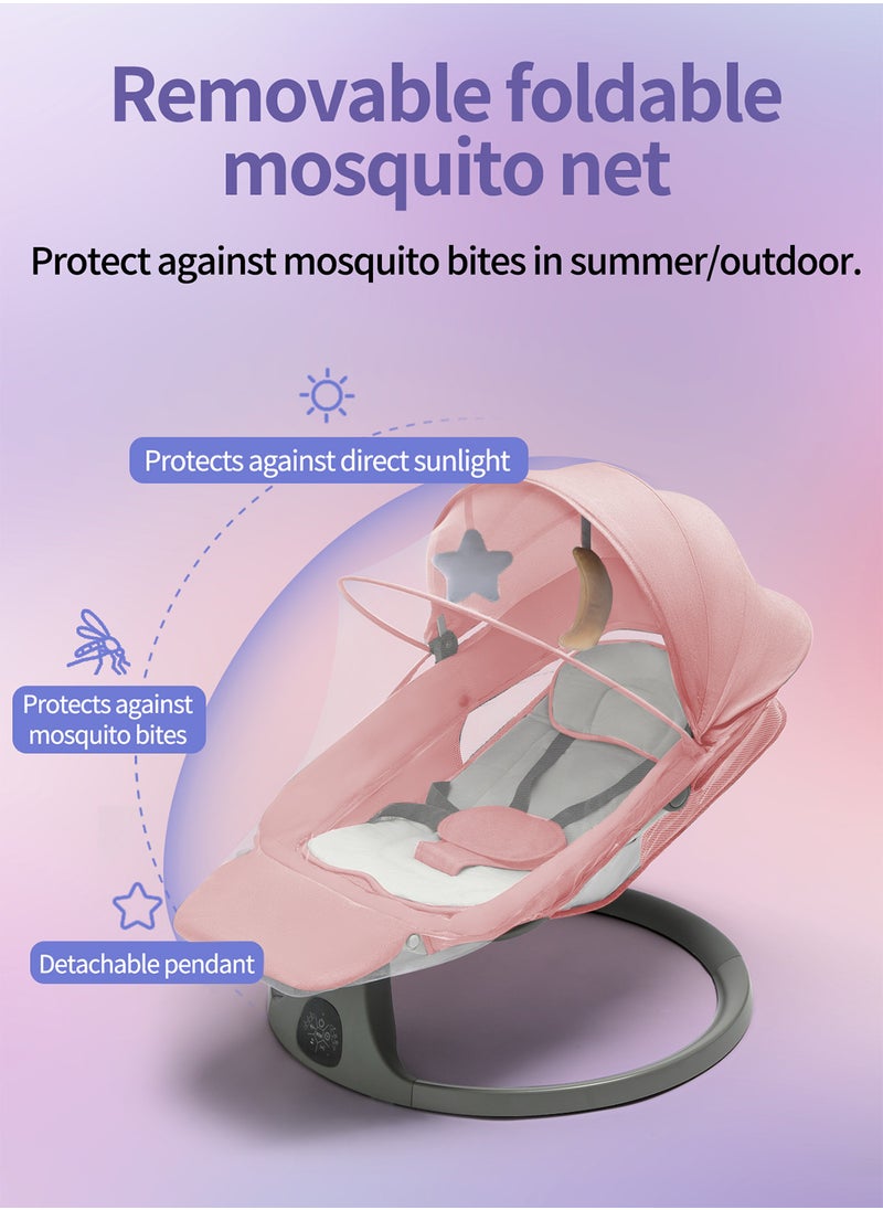 MaBaby - Electric Baby Swing Rocker With 5 Point Harness Bluetooth Support And Chair Cradle With Remote Control - Image 1