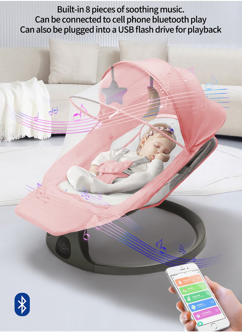 MaBaby - Electric Baby Swing Rocker With 5 Point Harness Bluetooth Support And Chair Cradle With Remote Control - Image 1