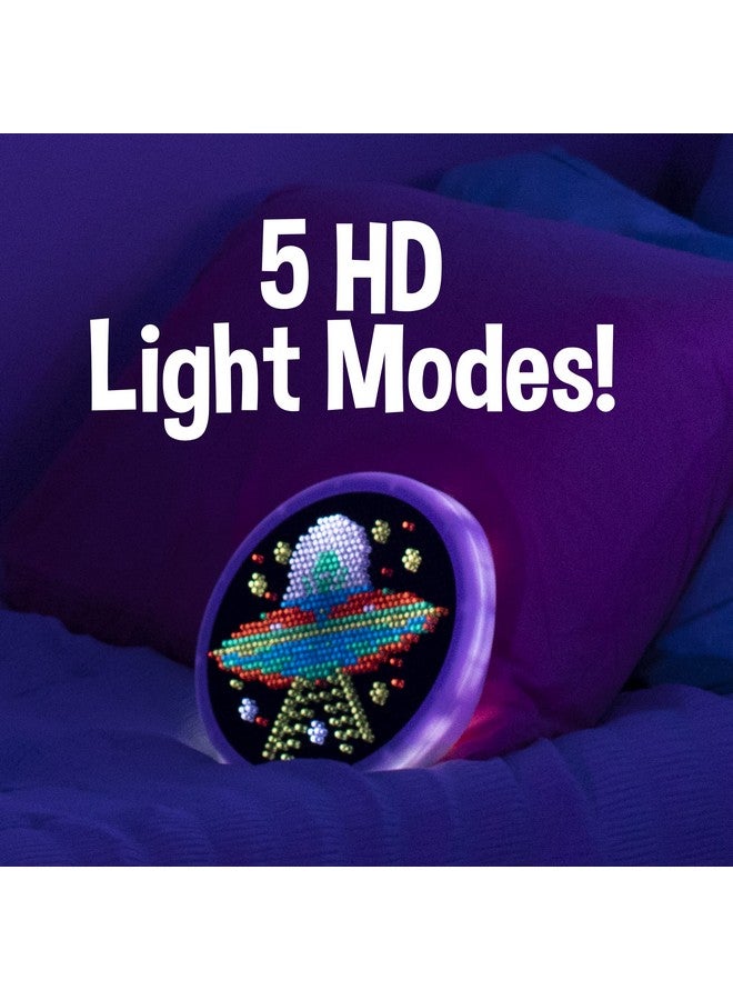 Lite Brite Oval High Definition - Light Up Toy - 650 Mini Pegs, 8 HD Design Templates, Great Gift for Girls and Boys Ages 6+ - Image 2
