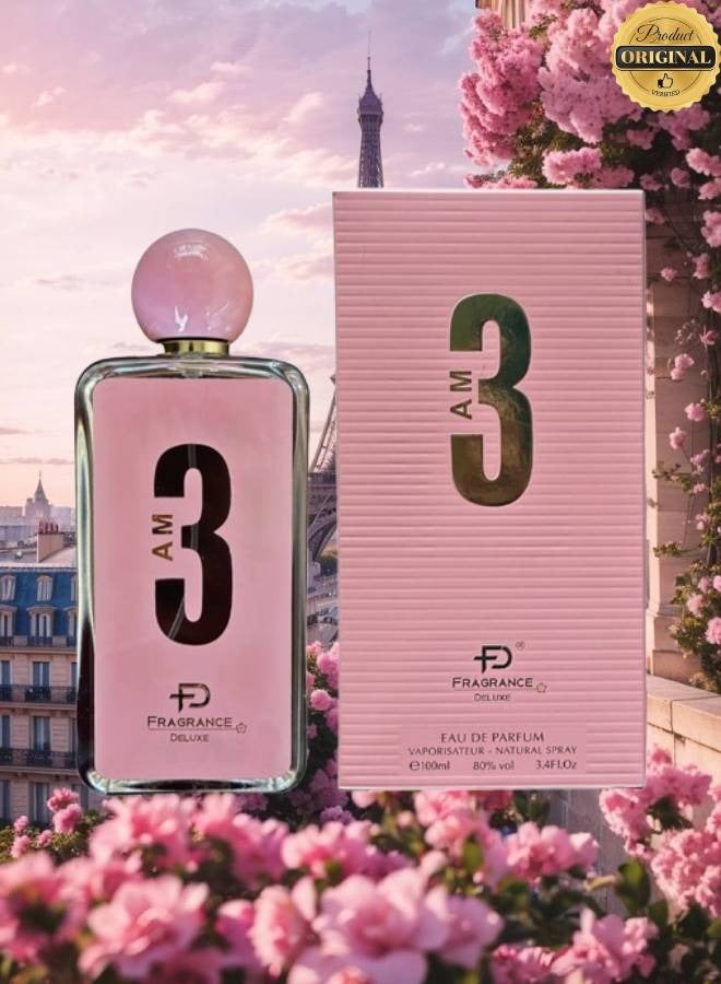 FD 2 Pieces 3Am Fd Deluxe Perfume 100ML - Image 2