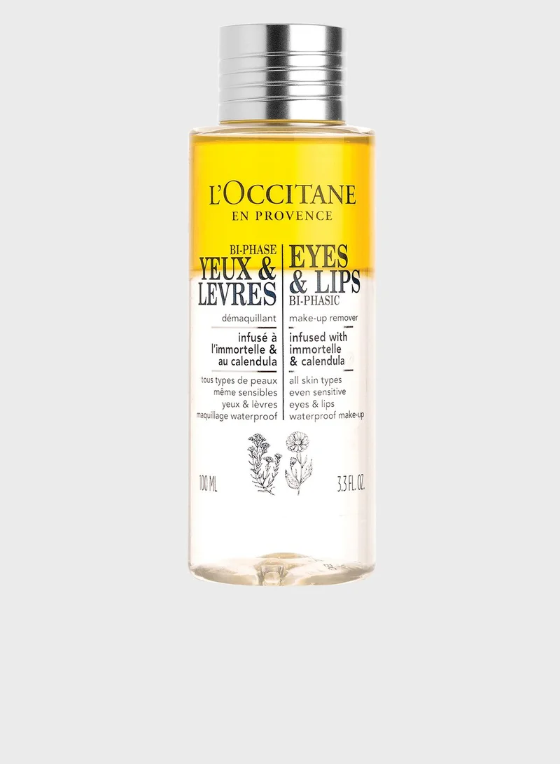 L'OCCITANE Bi-Phase Eyes And Lips Make-Up Remover - 100ml