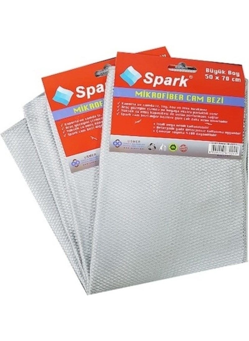 Spark - Microfiber Glass Cloth (Grey) - Image 1