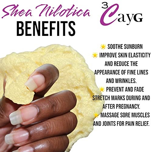 3CAYG Shea Nilotica Cold Pressed and Unrefined East African Shea Butter 5LB Pail - Image 5