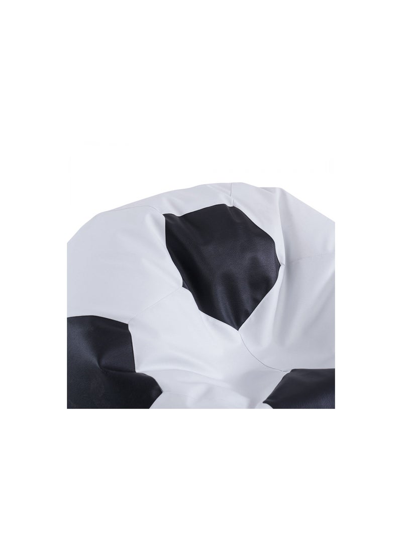 Pan Home Football Bean Bag Black/White 80x60cm - Image 3