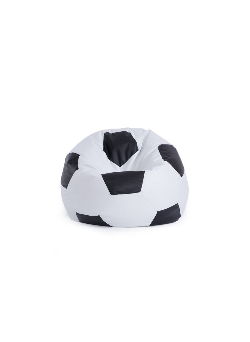 Pan Home Football Bean Bag Black/White 80x60cm - Image 2