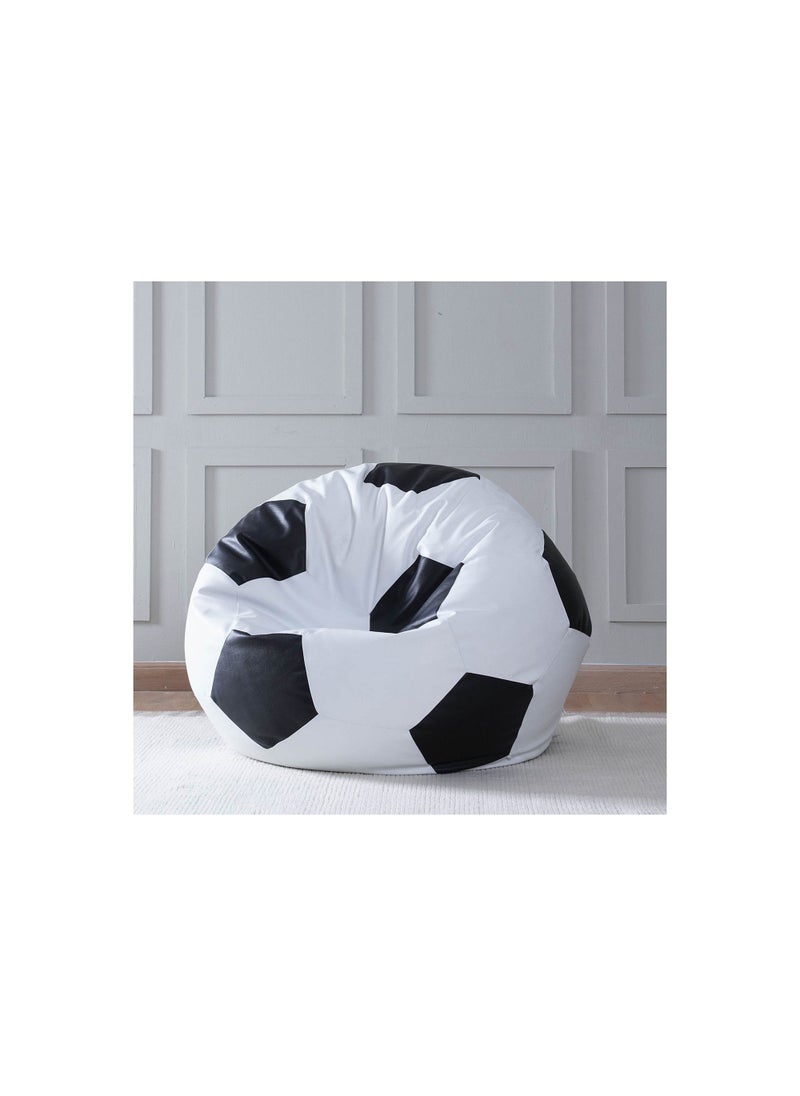 Pan Home Football Bean Bag Black/White 80x60cm - Image 1