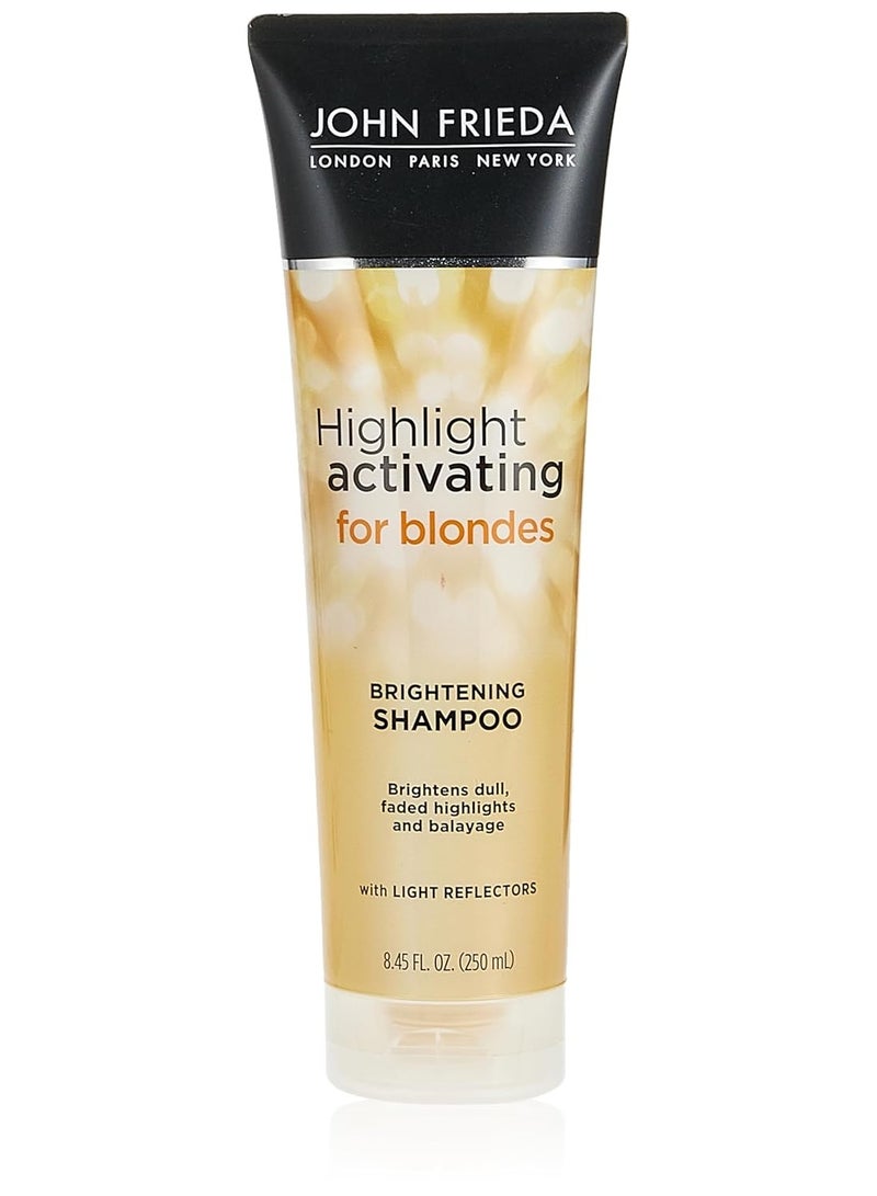 John Frieda John Frieda sheer blonde Highlight Activating Enhancing Shampoo For Lighter Blondes 8.45 oz  - Image 1
